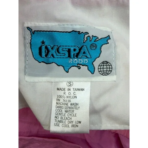 Vintage IXSPA 2000 Women Shorts 100% Nylon Pink Size Small - Picture 7 of 11